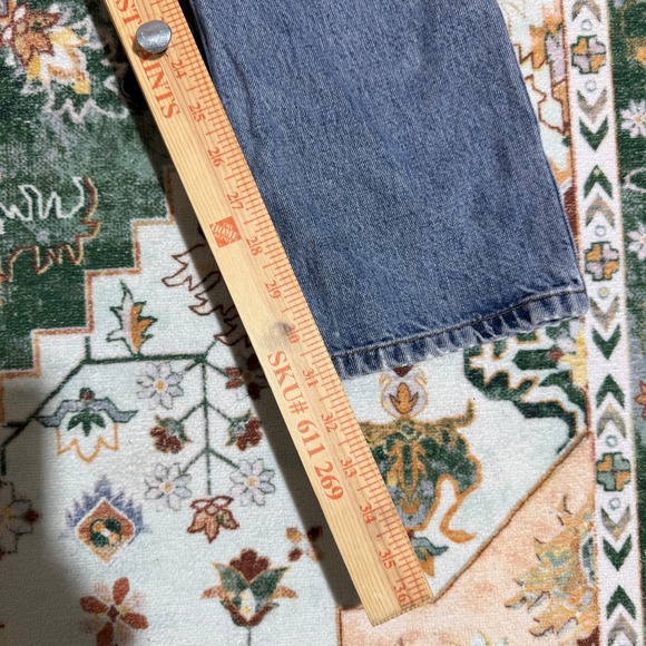 DKNY Jeans Vintage Light Wash Denim Pants Distressed Size 8 - Picture 6 of 6